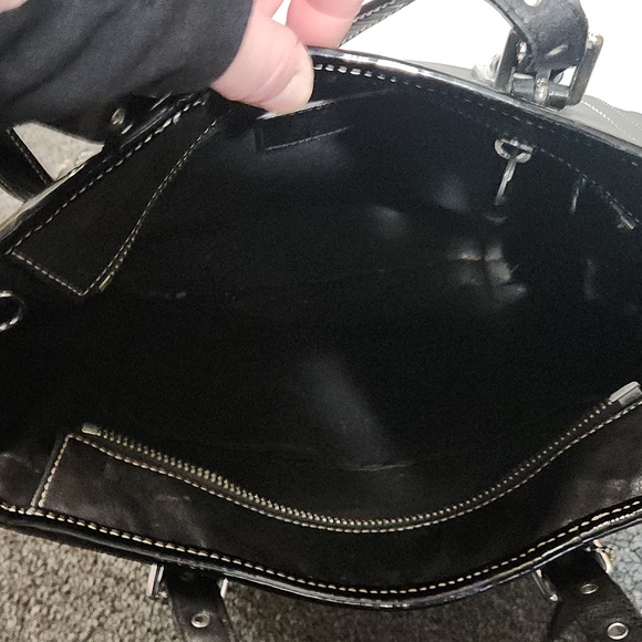 Black leather coach bag - Picture 6 of 9